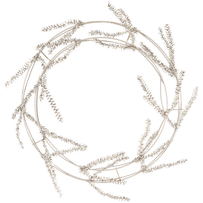 16 Silver Tinsel Work Wreath Hobby Lobby 913418 16 Silver Tinsel Work Wreath Hobby Lobby 913418